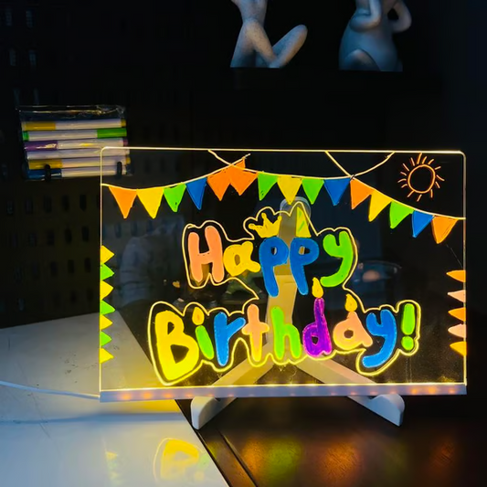 Acrylic LED Message Board Light Display