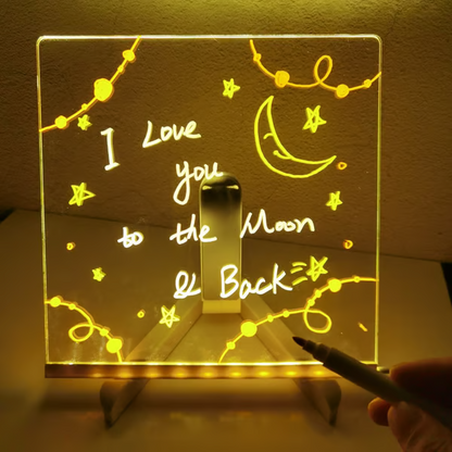 Acrylic LED Message Board Light Display