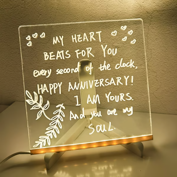 Acrylic LED Message Board Light Display