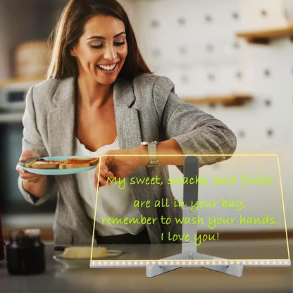 Acrylic LED Message Board Light Display