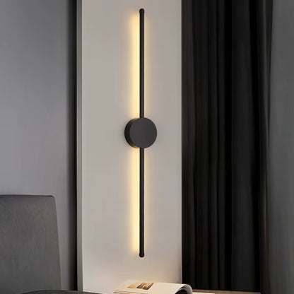 Wall Lamp Bedroom Wall Light Modern Long LED Light Black I-Shaped Living Room Corridor Interior Lighting Home Decor Lighting