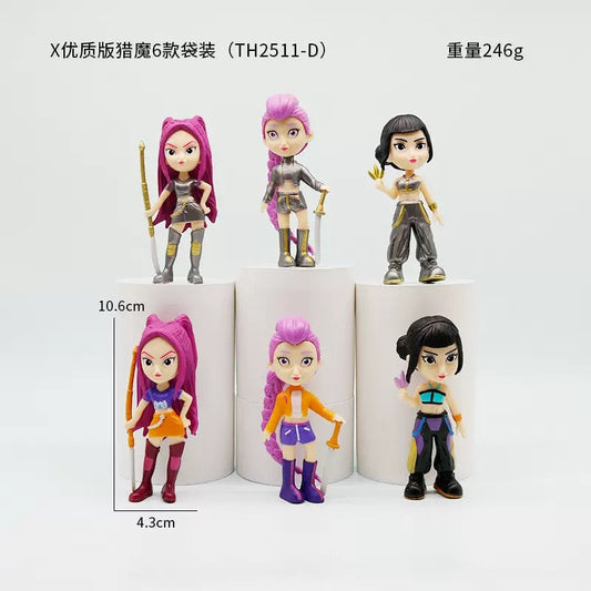 K-pop demon hunter Kpop character figure topper diy topper