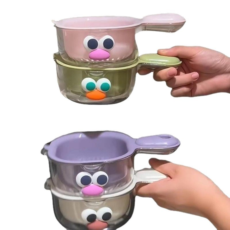 Double Layer Fruit Washing Drain Basket | Cute Sink Colander with Handle