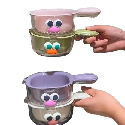 Double Layer Fruit Washing Drain Basket | Cute Sink Colander with Handle
