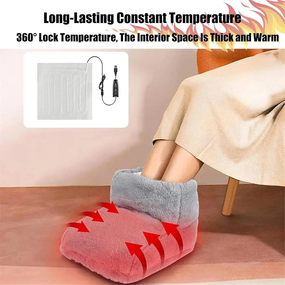 USB Foot Heating Pad Cotton Electric Foot Warmer Low Power