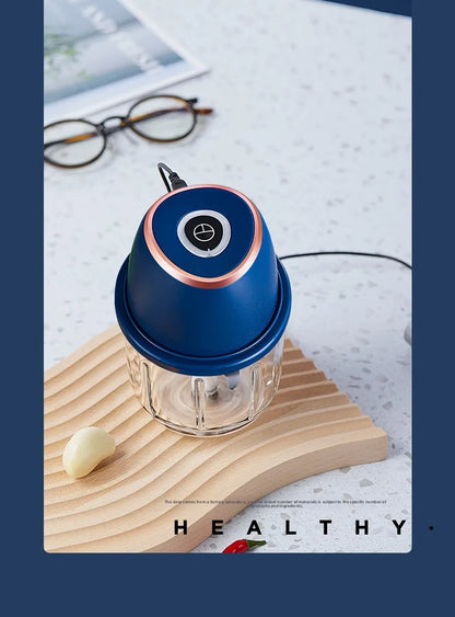 TINSOL 350ml Electric Food Chopper | USB Meat Grinder Garlic Masher Blender
