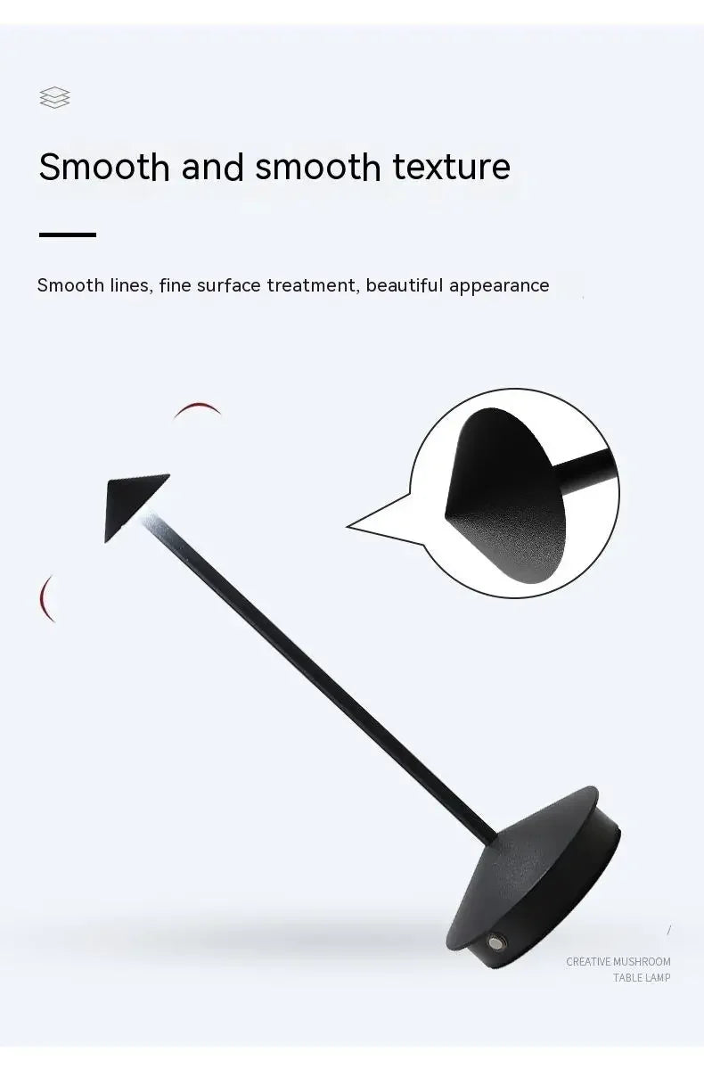 Rechargeable Table Lamp Creative Dining Touch Led Hotel Bar Coffee Pina Pro Table Lamp Lampada Da Tavolo Decorative Desk Lamp