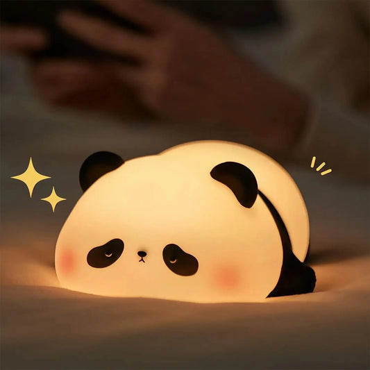 animal night light panda lamp