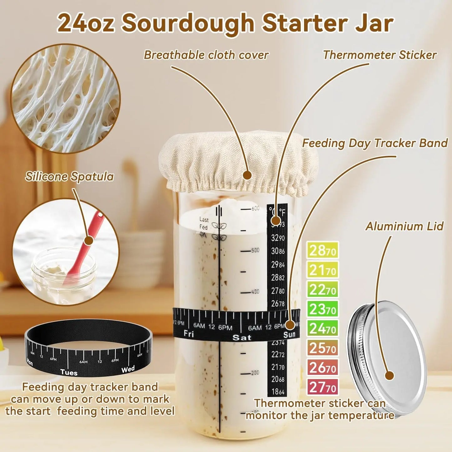SourdoughPro™ Starter Baking Kit | Complete Sourdough Bread Making Set