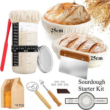 SourdoughPro™ Starter Baking Kit | Complete Sourdough Bread Making Set
