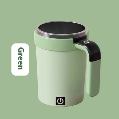 Smart Self-Stirring Coffee Mug | Temperature Display Magnetic Electric Cup