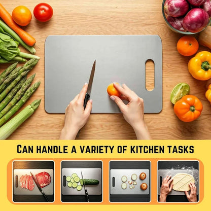 Double Sided Stainless Steel Cutting Board