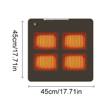Outdoor USB Heating Sleeping Mat 5 Heating Zones Adjustable Temperature Electric Heated Pad
