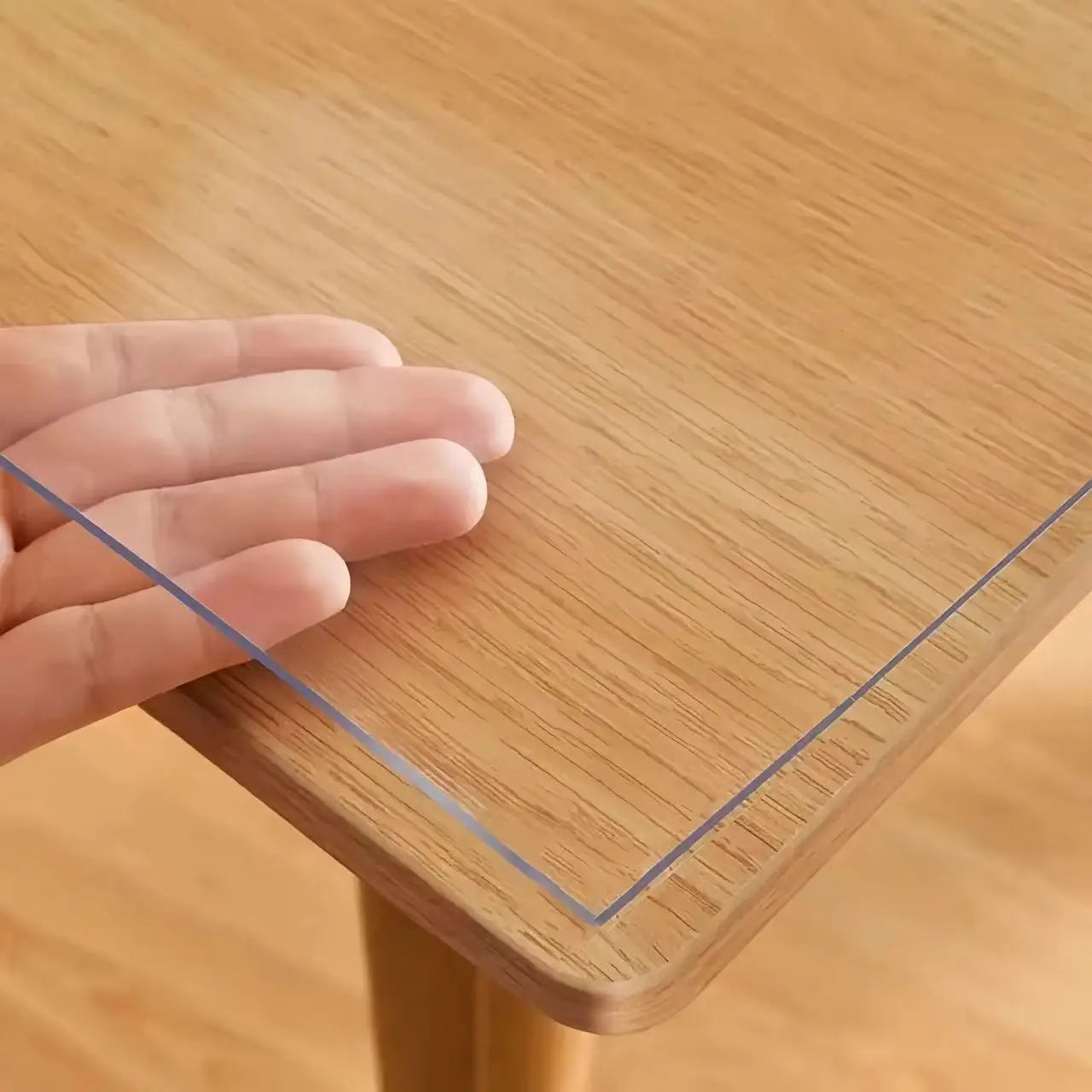 Clear PVC Tablecloth Protector | Waterproof Oil-Proof Soft Glass Table Mat