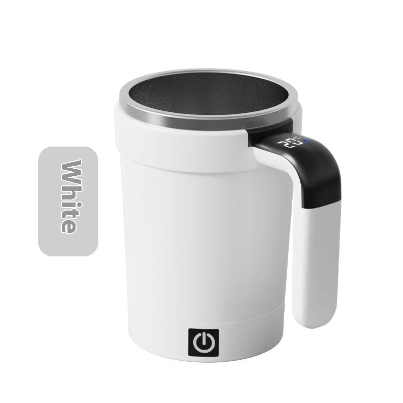 Smart Self-Stirring Coffee Mug | Temperature Display Magnetic Electric Cup
