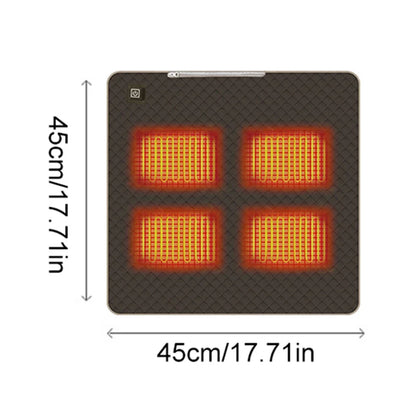 USB Heated Camping Chair Cushion 4 Zones