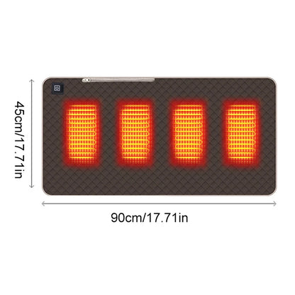 Outdoor USB Heating Sleeping Mat 5 Heating Zones Adjustable Temperature Electric Heated Pad