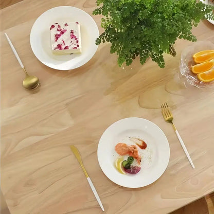 Clear PVC Tablecloth Protector | Waterproof Oil-Proof Soft Glass Table Mat