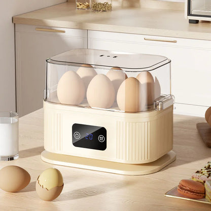 Multifunctional Electric Egg Cooker - 200W Smart Egg Steamer with Timer Function & 6-Egg Capacity