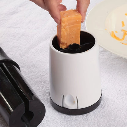 Hand-Cranked Rotating Cheese Grater | Manual Cheese Shredder for Kitchen