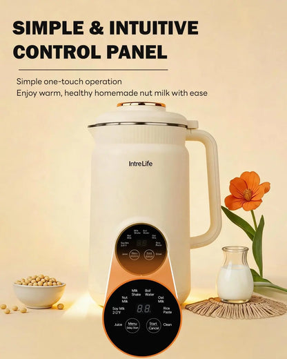 34oz 8-in-1 Nut Milk Maker - Automatic Plant-Based Milk Machine with Self-Cleaning, Delay Start & Keep Warm