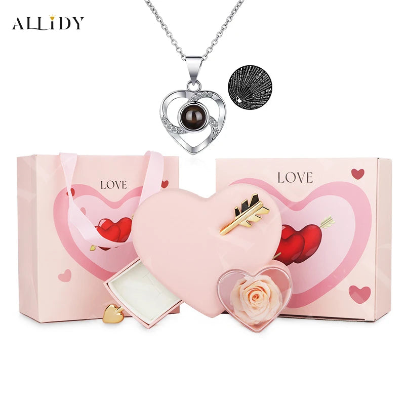 Heart Rose Jewelry Box – Valentine Keepsake