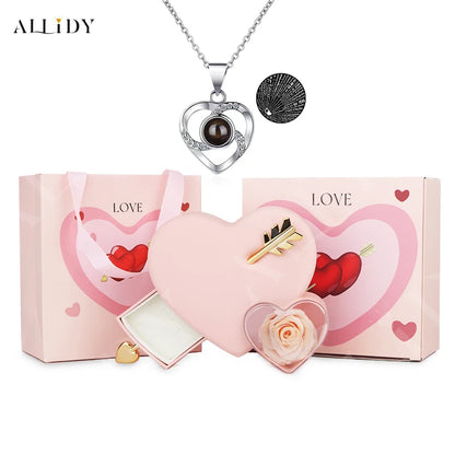 Heart Rose Jewelry Box – Valentine Keepsake
