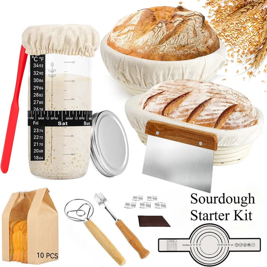 SourdoughPro™ Starter Baking Kit | Complete Sourdough Bread Making Set