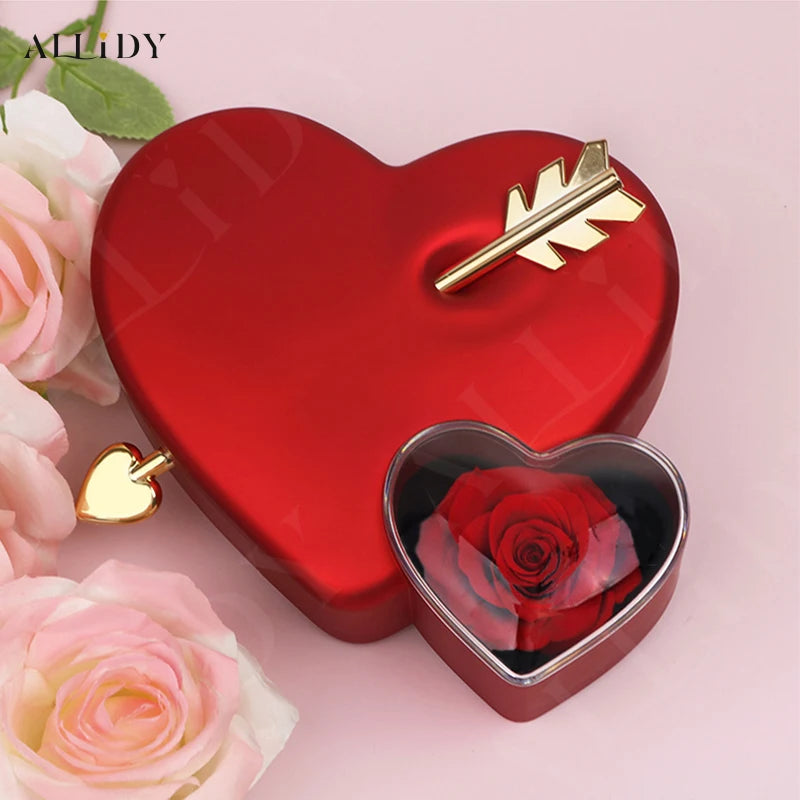 Heart Rose Jewelry Box – Valentine Keepsake