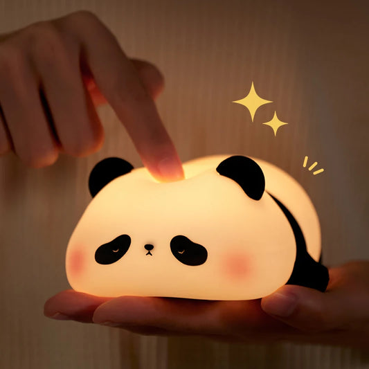 animal night light panda lamp