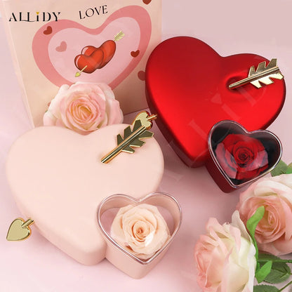 Heart Rose Jewelry Box – Valentine Keepsake