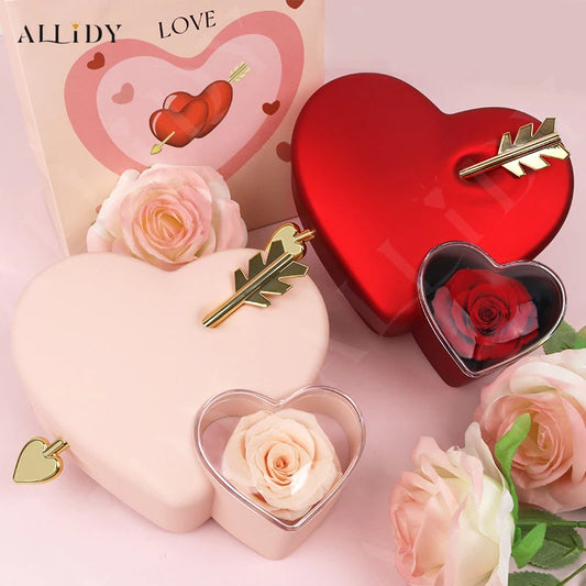 Heart Rose Jewelry Box – Valentine Keepsake