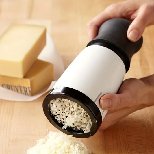 Hand-Cranked Rotating Cheese Grater | Manual Cheese Shredder for Kitchen