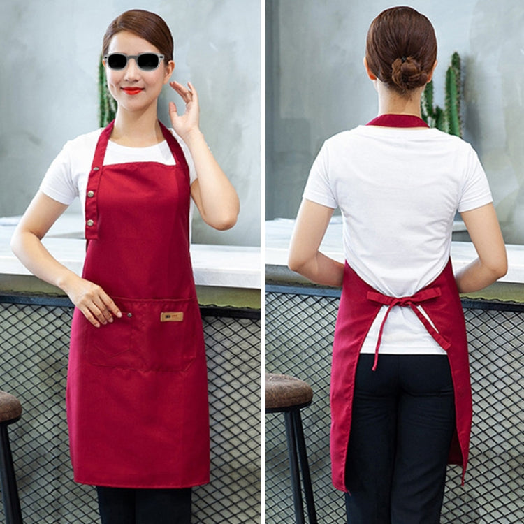 Cotton Kitchen Apron | Waterproof Adjustable Bib Apron for Men & Women