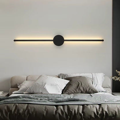 Wall Lamp Bedroom Wall Light Modern Long LED Light Black I-Shaped Living Room Corridor Interior Lighting Home Decor Lighting