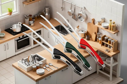 Miniature Stainless Steel Kitchen Tongs | 3 Colors