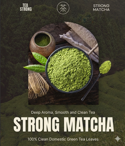 Korean Matcha Powder 100% Green Tea Leaves Ceremonial Grade Latte Baking 100g(3.53oz)